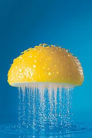 Lemon half with waterfall by Poster Art Shop