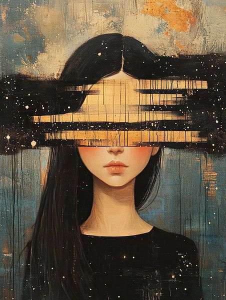 Woman Gold by Art Whims