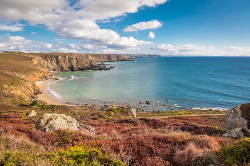 Plage Porzh Koubou bij de Pointe de Dinan, Crozon, Bretagne