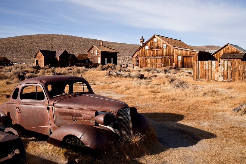 Spookstad Bodie, Californië van Peter Schickert