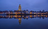Deventer Skyline met Lebuïnuskerk in de avond - 2