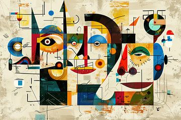 Abstract Picasso van Kunst Kriebels