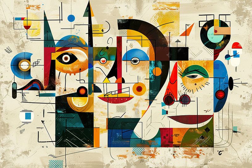 Abstrakter Picasso von Kunst Laune