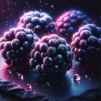 Delicious dark Blackberries