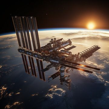 The International Space Station van TheXclusive Art