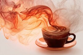 Coffee or Cappuccino abstract illustration by Egon Zitter