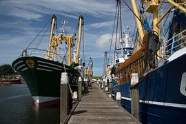 Bateaux de pêche dans le port sur Sander Meijering