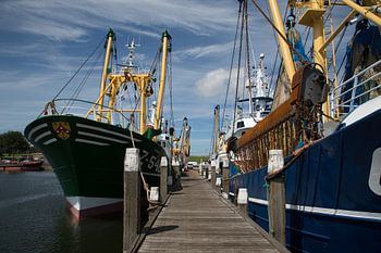 Visserschepen in de haven