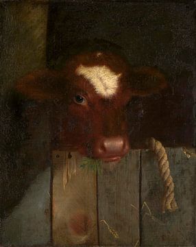 Die Familien-Kuh (Kalbskopf), William Merritt Chase