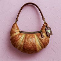 Sac à croissants avec breloque