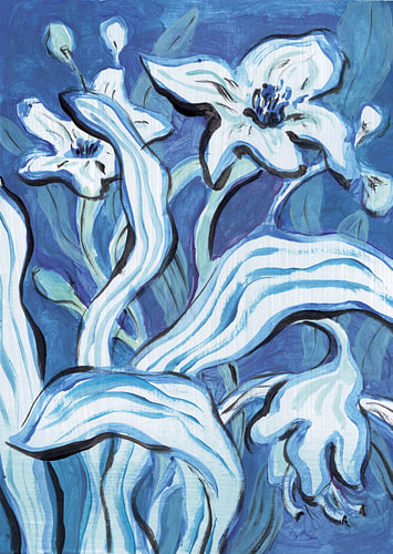 Blaue Blüte I