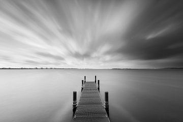 Dock auf dem Gooimeer von Arjan Keers