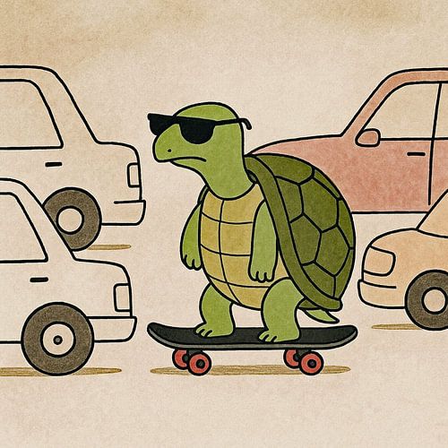 Art for Kids - Te Cool voor de File