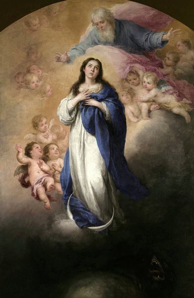 Bolome Esteban Murillo,Inmaculate Conceptie van de Eeuwige Pad,  van finemasterpiece