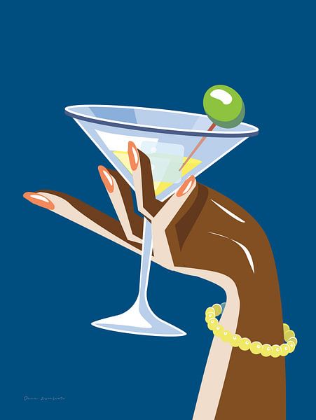 Cocktail Time I, Omar Escalante by Wild Apple