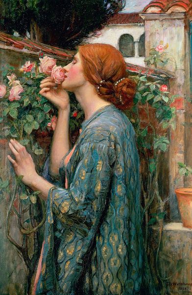 De ziel van de roos, John William Waterhouse van Meesterlijcke Meesters