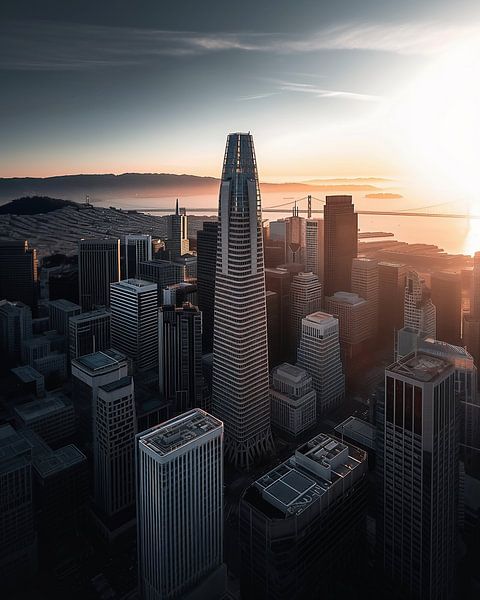 Stadtansicht: San Francisco von fernlichtsicht