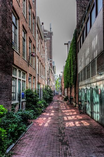 Thematische Straße irgendwo in Amsterdam, Amsterdam, Niederlande