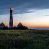 Leuchtturm Westerheversand bei Nacht von Jens Seßler