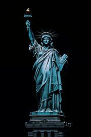Statue of Liberty new york colour portrait by TheXclusive Art