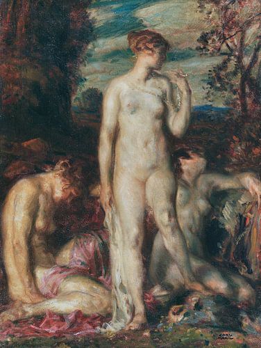 De drie Gratiën, CARL VON MARR, Ca. 1880-1890