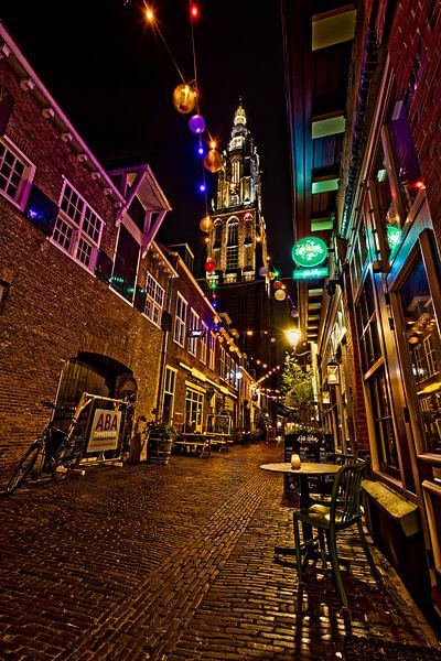 Amersfoort by night by Hans de Waay