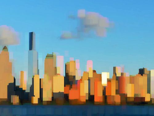 33. City-art, Abstract, city N.