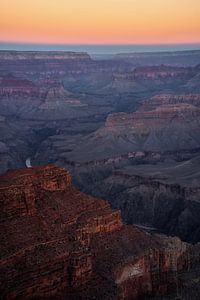 Grand Canyon bei Sonnenaufgang von Martin Podt