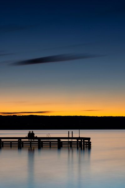 Abendstimmung am Ammersee von Andreas Müller