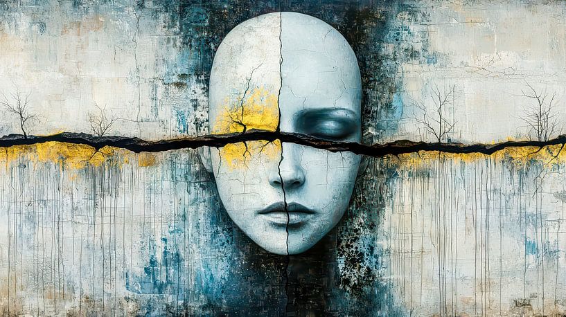 Rupture of identity - Shared silence by Klaus Tesching - Art-AI