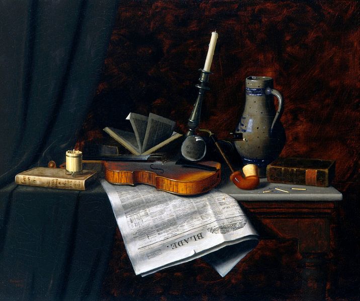 Still Life with the Toledo Blade, William Harnett by Masterful Masters