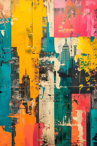 Contemporart - NY Medley III von Philippe HUGONNARD