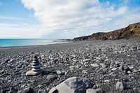 Plage volcanique en Islande