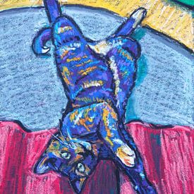 Playful cat by Irina Rammos