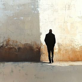 Eenzame Figuur Kunst van Zen en Meer