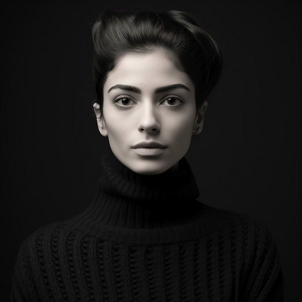 Portrait von fernlichtsicht