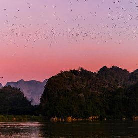Sunset in Hpa-An | Myanmar by Teuntje Fleur