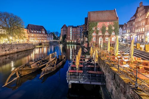 Oude haven van Lüneburg, Duitsland