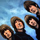 The Beatles Rubber Soul Schilderij van Paul Meijering thumbnail