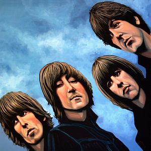 The Beatles Rubber Soul Painting von Paul Meijering