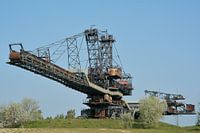 Ehemaliger Kohlebagger im früheren Tagebau Golpa-Nord bei Gräfenhainichen
