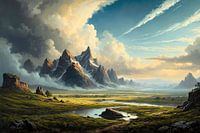 Storm over the peaks