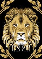 GEOMETRISCHE GOUDEN LEEUW