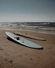 Surfbretter am Strand von Fabiroams