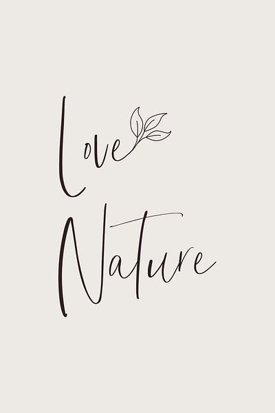 Liefde voor de natuur van Melanie Viola