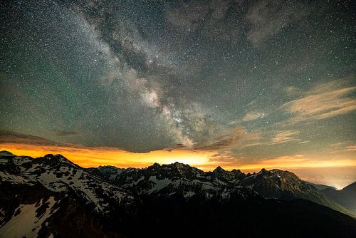 Melkweg boven de Karwendel