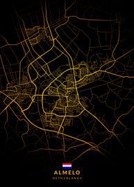 Almelo Stadtplan von Kenda Maruyama