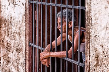 Cuban elderly lady by Ferdinand Mul
