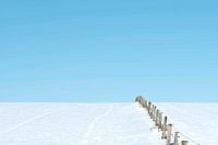 Snow and sky