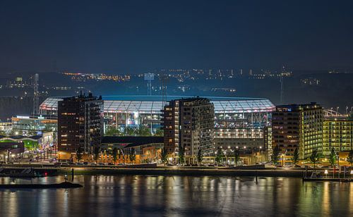 Stade Feijenoord "De Kuip" Photo aérienne à Rotterdam sur MS Fotografie | Marc van der Stelt